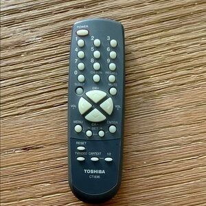 TOSHIBA CT-836 OEM REPLACEMENT TV REMOTE CONTROL PN: 72796931